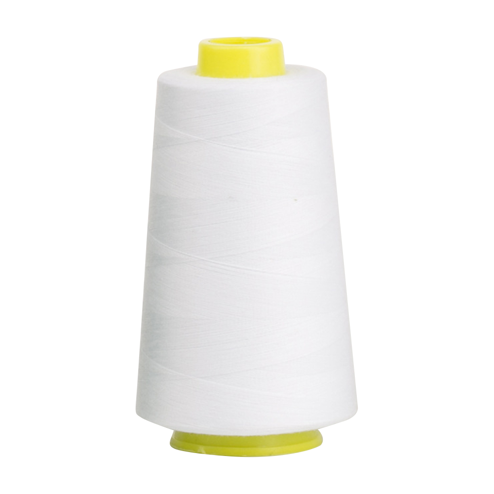 Serger 40/2 Sewing Quilting Heavy Duty Thread Hand Stitching Spools Knitting Polyester: white