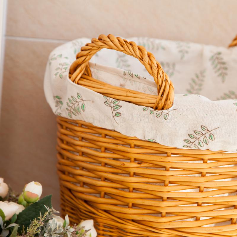 Vuile wasmand rotan opslag mand wasmand vuile kleren rotan met oren vuile kleren opslag wasmand emmer b