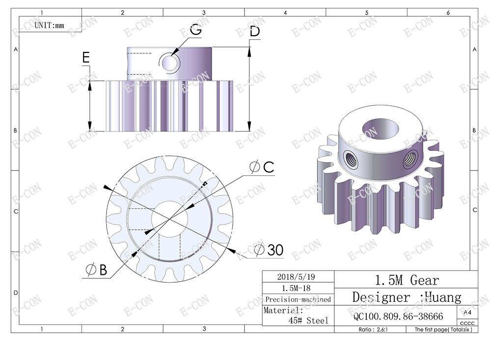 1pcs 1.5M18T 12mm Width 5mm/6mm/6.35mm/8mm/10mm/12mm Bore Hole 18 Teeth Module 1.5 Motor Metal Gear Wheel Top Screw