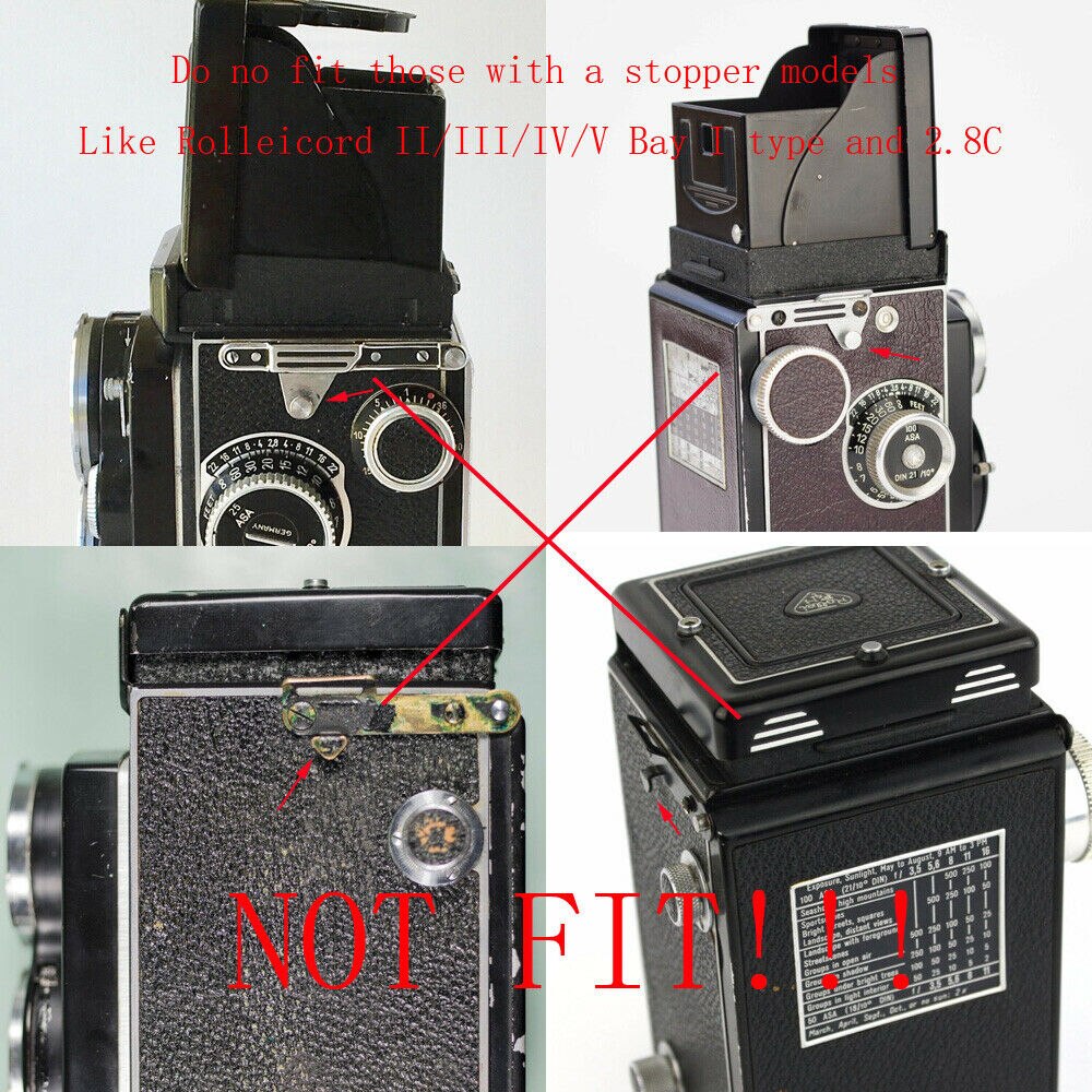 ETone 2 stücke Gürtel Riemen Clips Für Rolleiflex 2,8 FX F4 2,8 F 3,5 E 2,8 E 3,5 F 3,5 T 3,5 C