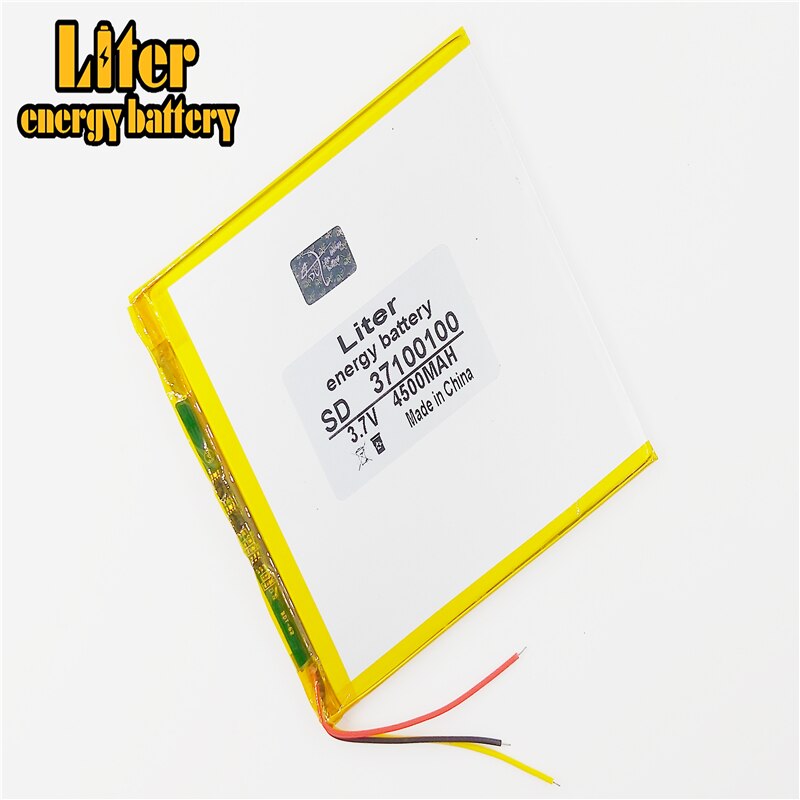 3 linha 37100100 3.7V 4500MAH bateria Li-ion para tablet pc 7 Universal polegada polegada polegada 10 9 8 polegada