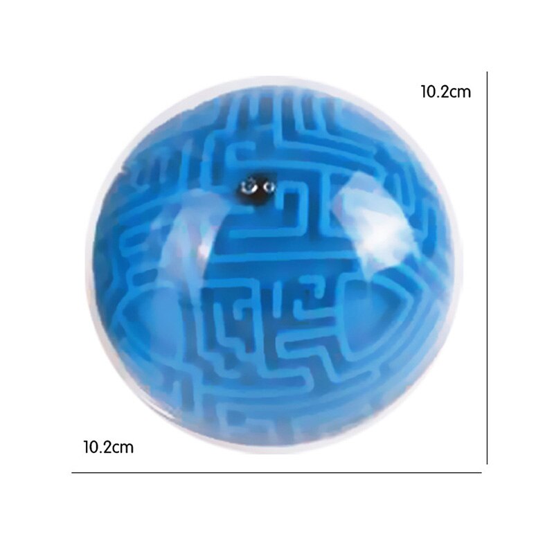 3D Doolhof Bal Interessante Labyrinth Puzzel Game Ligence Uitdagende Drie-Dimensionale Doolhof Training Speelgoed Cadeau Voor Kid, Oranje