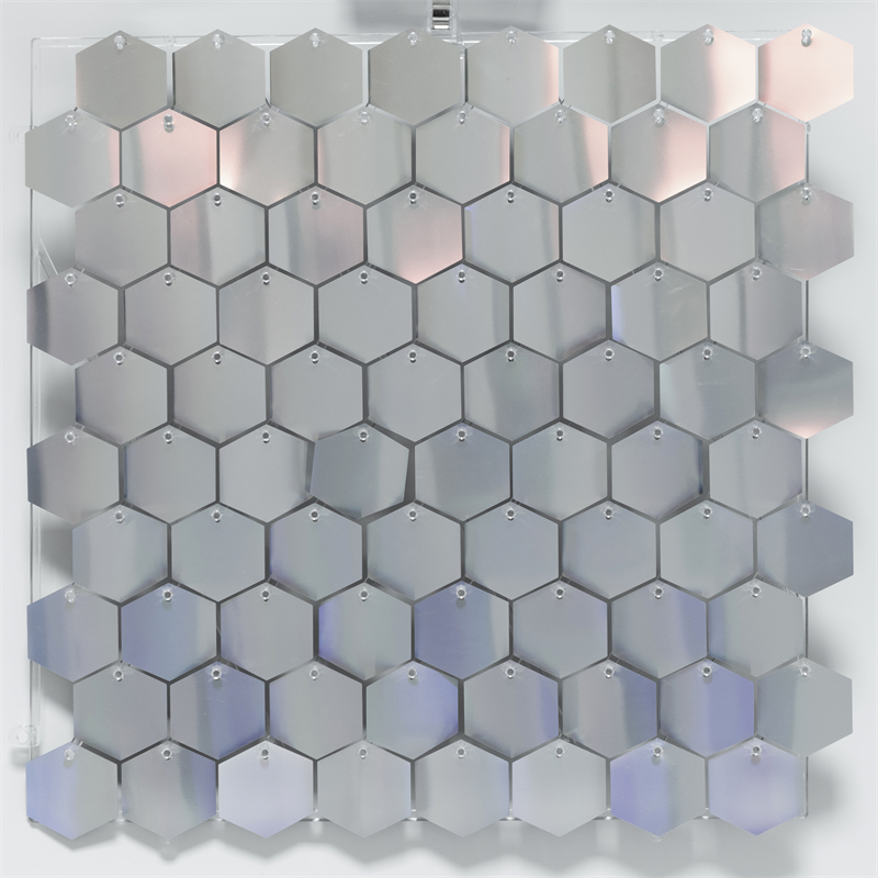 12PCS Hexagon Glitter Sequins Party Backdrop Shimmer Wall Panels Wedding Birthday Christmas Event Decorations Reusable Wall: MULTI