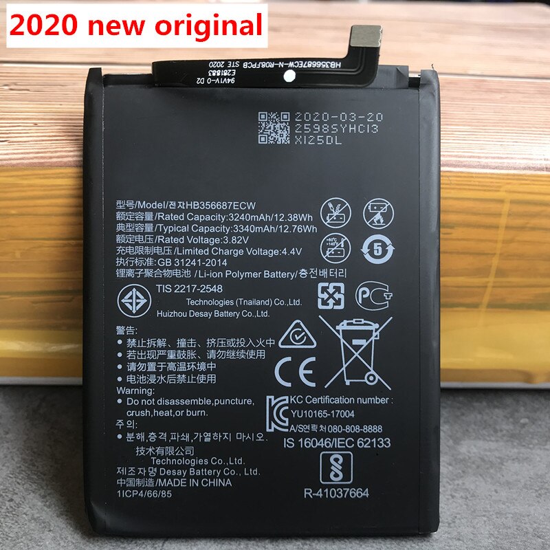 HB356687ECW batería para Huawei Honor 7X BND-L21 BND-L22 BND-AL10 BND-TL10 amigo SE BND-L24 Mate 10 Lite RNE-L01 L02 L03 L21 L22