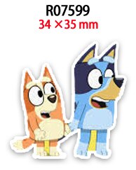 Bluey Australia Cartoon Planar Resins For Bow Hair Handamde Earring Decor Material 30pcs/lot R0759 R0760 R0761: R07599