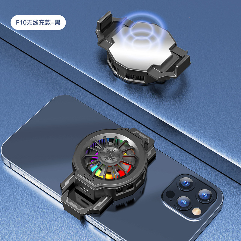 LZ-F10 telefon wentylator Gamepad z klipsem z tyłu uchwyt Gamepad uchwyt grzejnik uniwersalny bez funkcji magnetycznej do telefonu