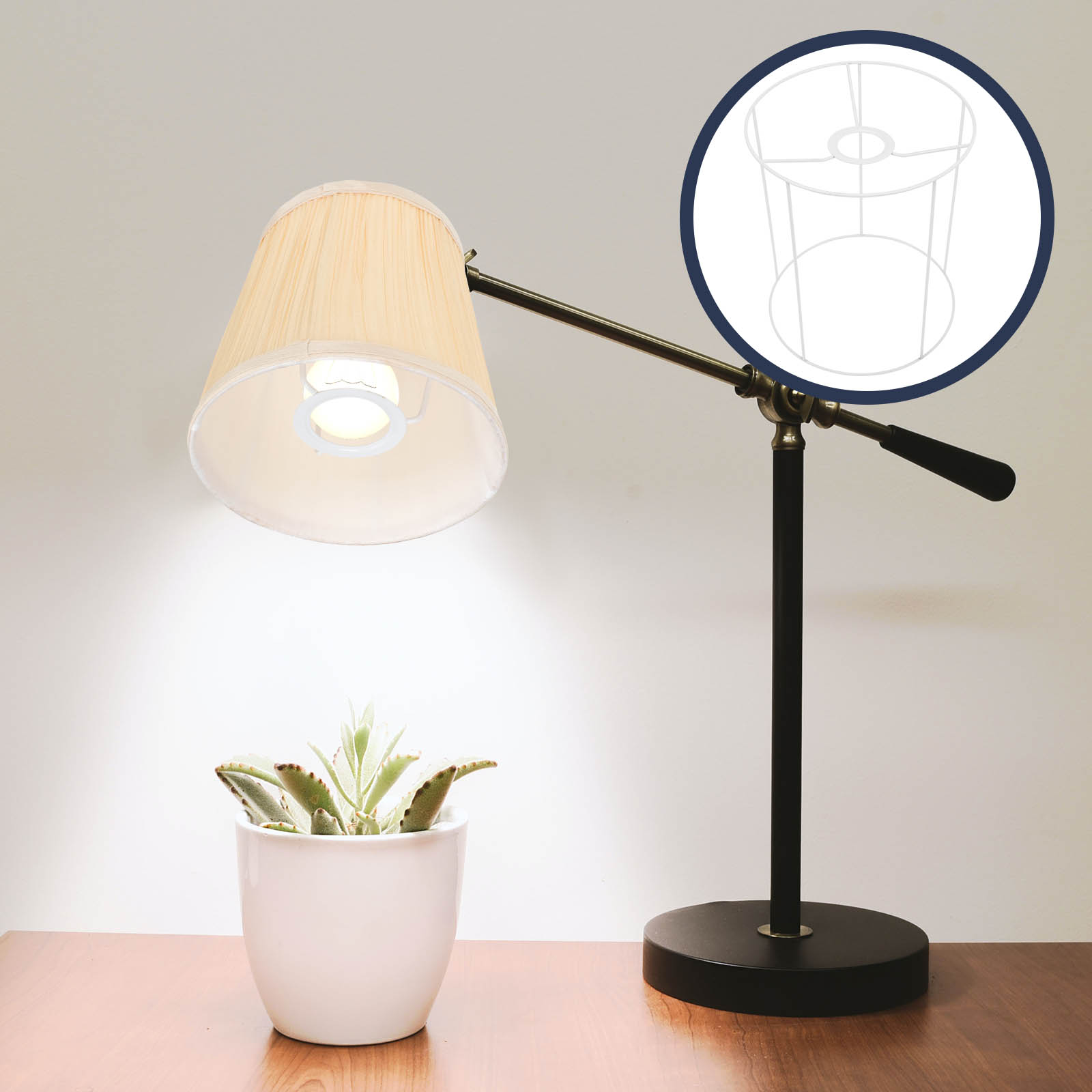 Hängen Lampe Gestell gewebte Lampe Rahmen Eisen Kunst Licht Gestell Lampenschirm Rahmen für DIY
