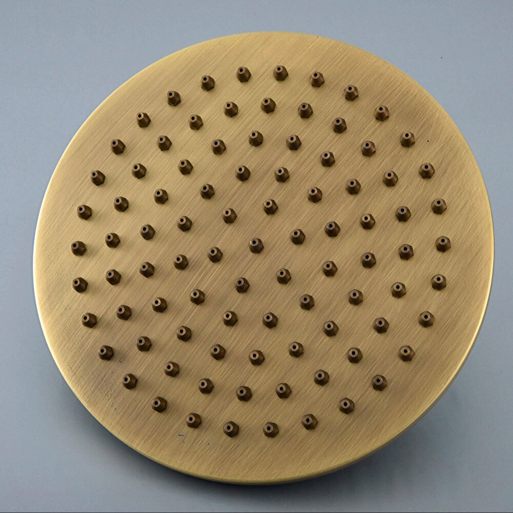 Antique Brass Round Showerhead Rainfall Shower Head Bathroom Rain Shower Faucet Head Ksd241
