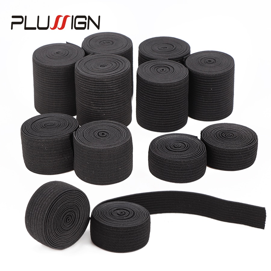Banda elástica ancha para coser, accesorios de costura para ropa interior, Material de goma para hacer pelucas, banda de nailon