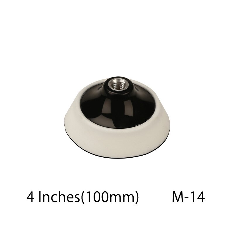 1"+2"+3" +4"+5"+6" Backing Pad Backer Plate Hook&Loop Sanding Pad For Sander Polishing Buffing C: White