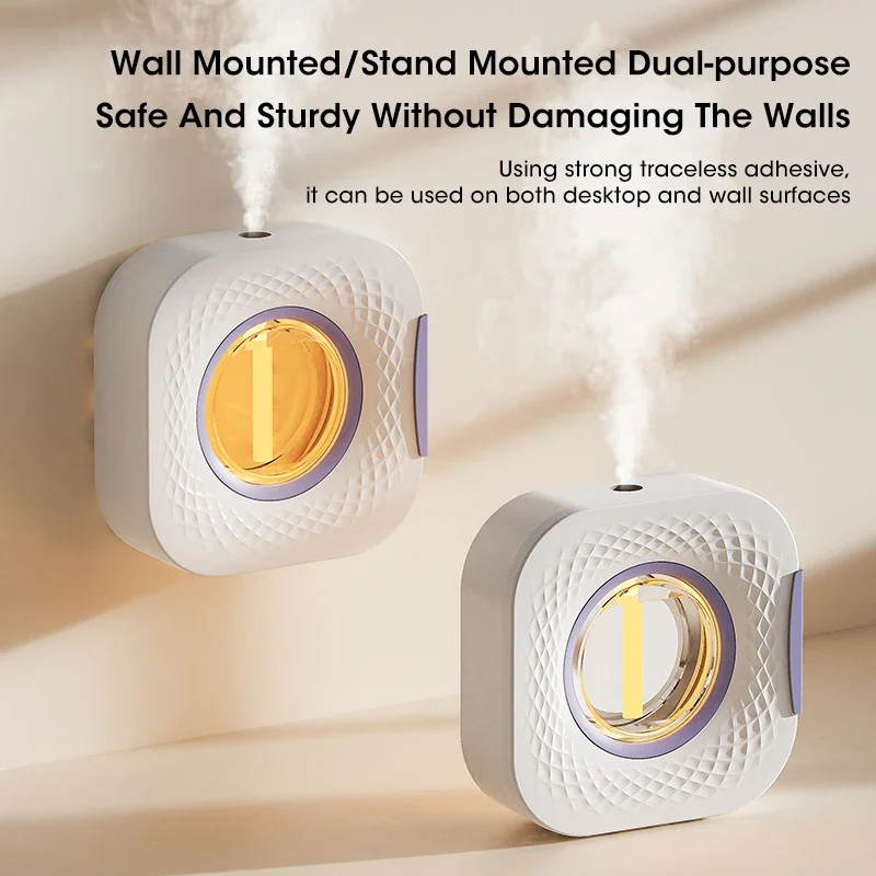 Difusor de Aroma inteligente purificador de aire pantalla Digital aceites esenciales de plantas 4 engranajes montaje en pared mesa carga USB sala de estar