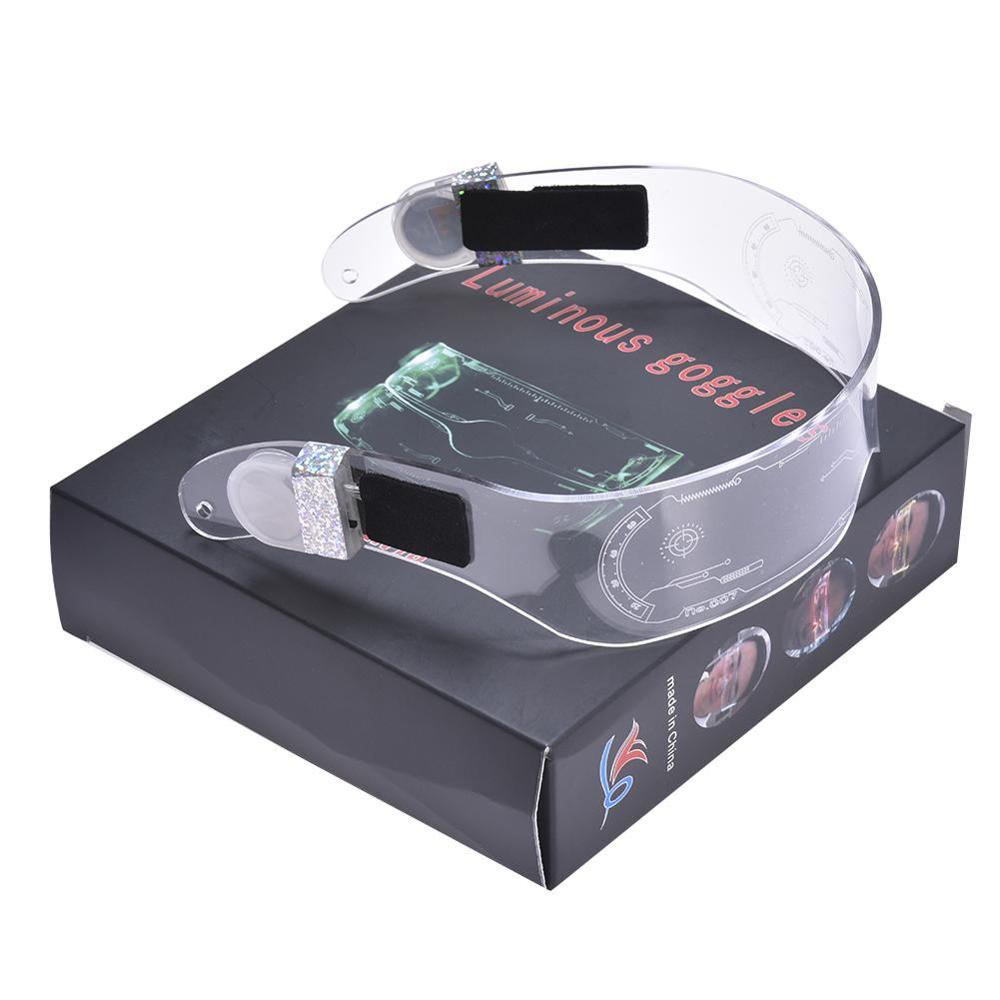 LED Gläser EL Draht Neon- Partei Leuchtende LED Gläser Licht hoch Gläser Rave Kostüm Party Dekor Cyberpunk Brille LED Spielzeug