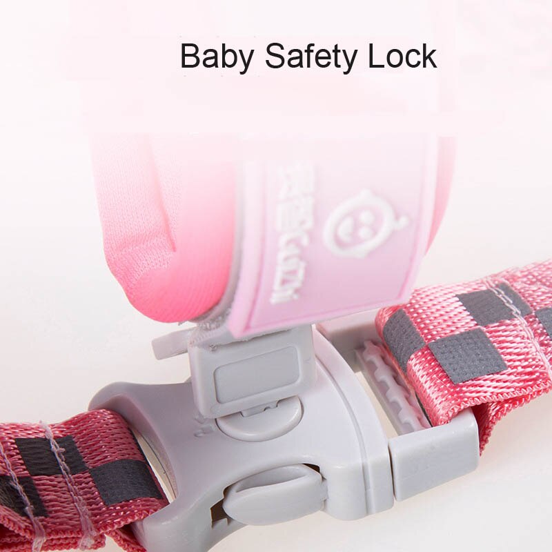 Safety Anti Lost Wrist Link Toddler Baby Harness With Key Lock Reflective Belt Strap Rope Children Walking Wristband