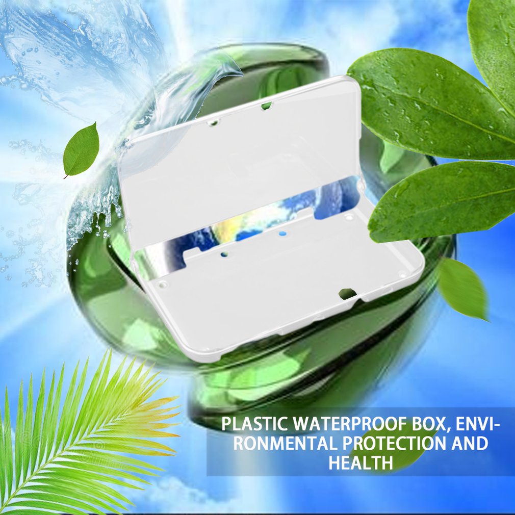 Lichtgewicht, stijf plastic, helder kristal, beschermende harde schaal voor de nintendo 3ds/3ds /2ds console en games.