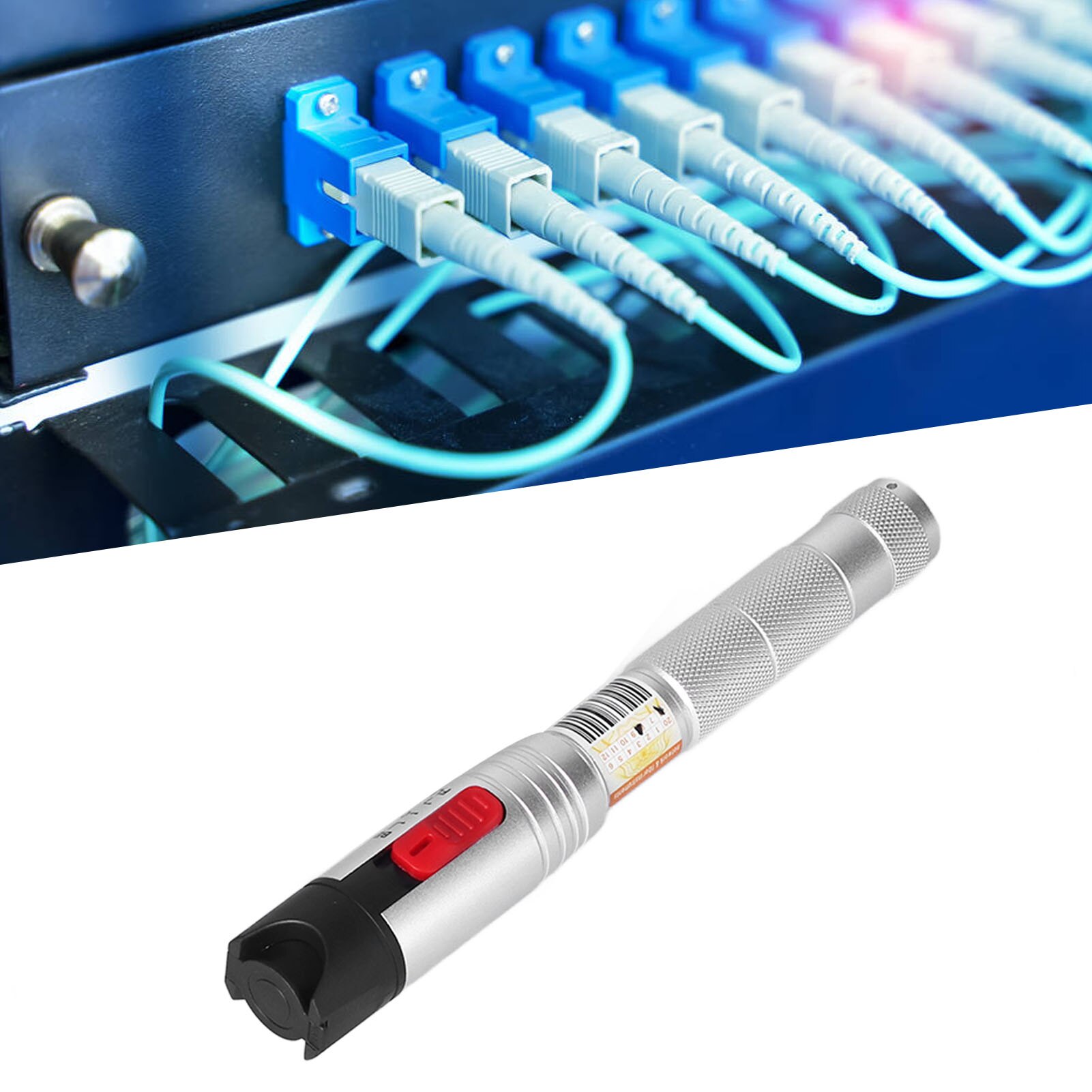 Buscador de disyuntores, Detector de Cable óptico, prueba de Cable de fibra óptica, PenRed Light, localizador de fallos de Cable óptico, bolígrafo de prueba