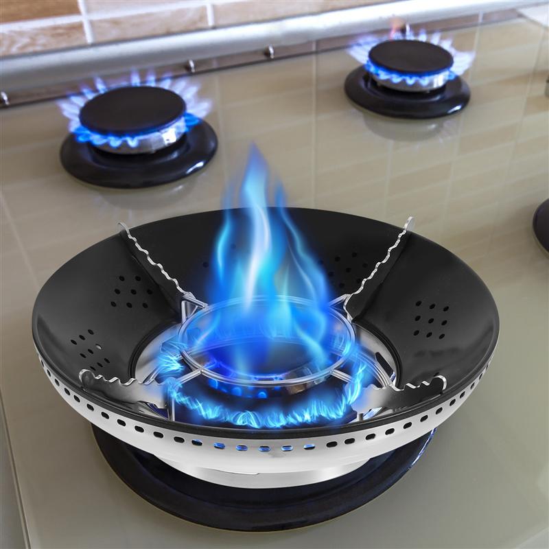 Wok Rack Double Layer Stainless Steel Energy Saving Range Gas Burner Ring