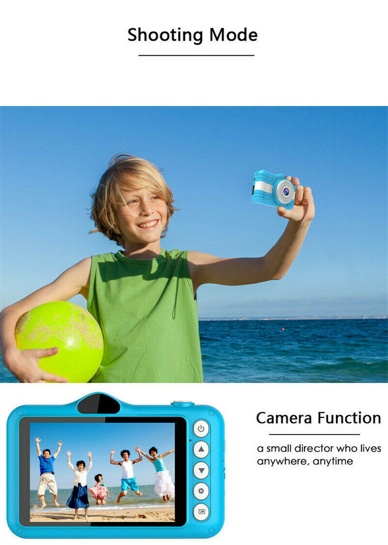 Multi-linguaggio 3.5 pollici HD 1080P Bambini I Bambini Fotocamera Digitale Ricaricabile mini Macchina Fotografica video anti-caduta Videocamera