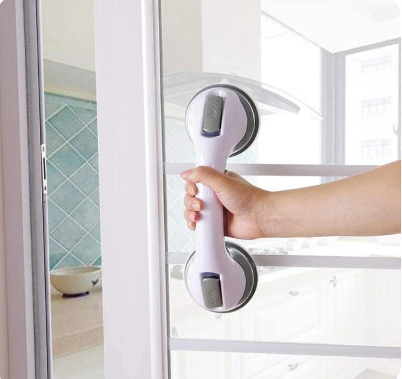 Håndtag til badeværelsesgreb brusebad sugekopper håndtag til håndtagsstøtte sikkerhed stærk monteringsgrebstøtte