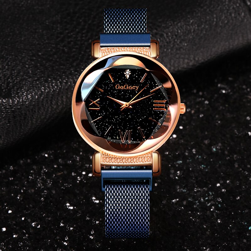 Gogoey vrouwen Horloges Sterrenhemel Zegarek Damski Rose Gouden Armband Dames Horloge Vrouwen Luxe Klok Vrouwen bayan kol saati