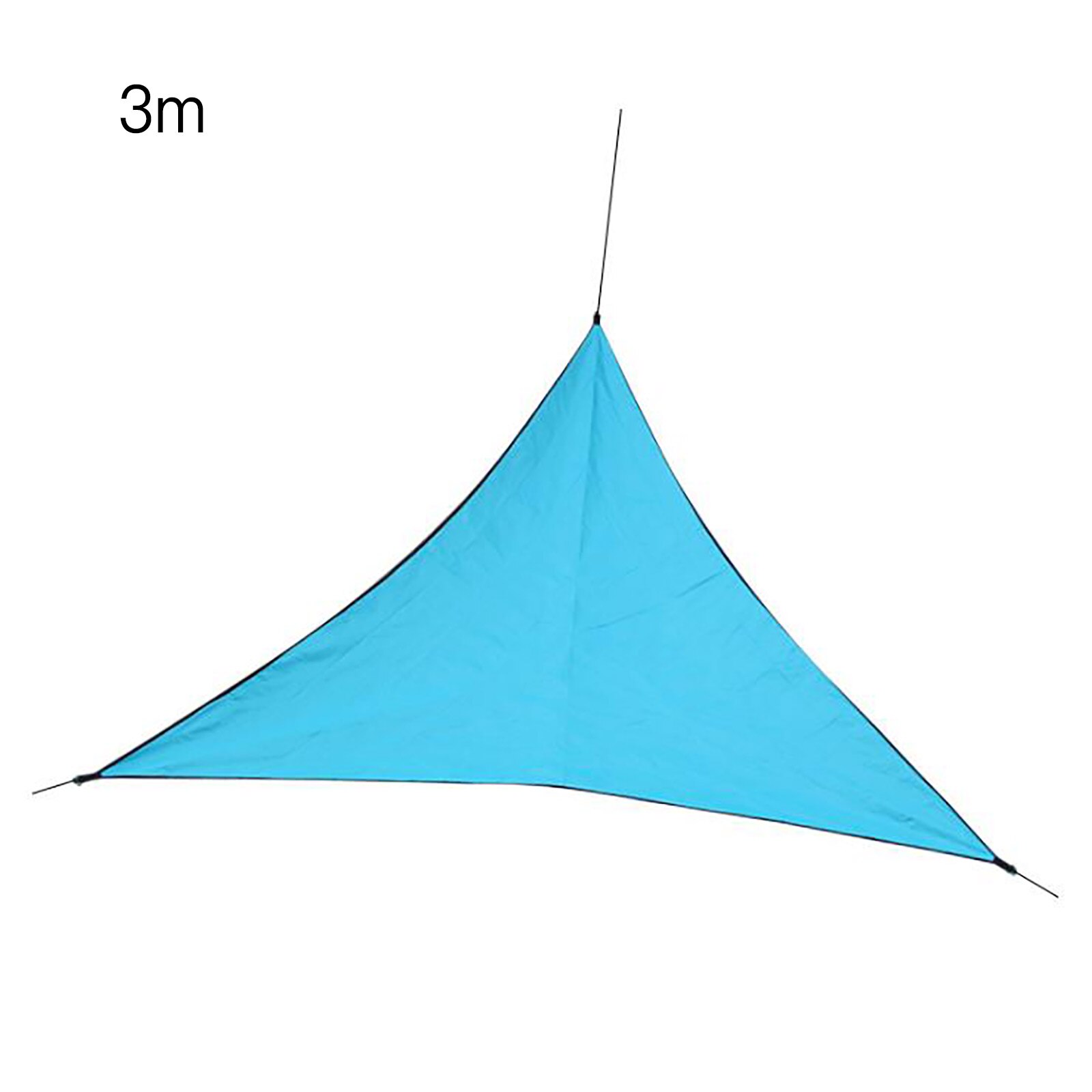 Triangle Sun Shade Awning Canopy Top Cover Waterproof And Sunscreen Backyard UV Courtyard Garden Triangular Outdoor Awnings: Blue 3m