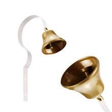 retro ścienny wiszący dzwonek metalowy sklepikarz dzwonek szkolenia psów dzwony