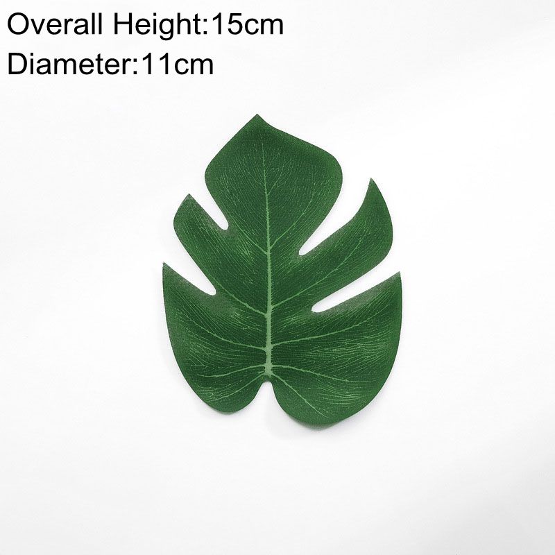 10pcs Small Medium Large Green Monstera Leaves Artificial Plants for Home Garden Decoration DIY Plants Wall plantas artificiais: Small