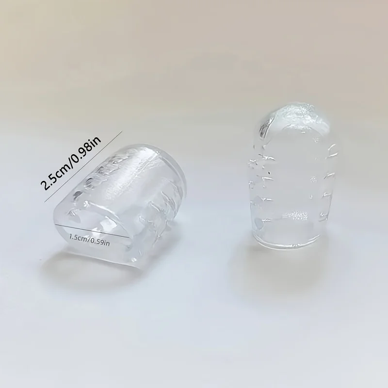 Embout de doigt en Silicone, 10 pièces, couverture de protection, manchon de pouce, ampoules de maïs, soulagement de la douleur, Tube d'orteil, Correction d'oignon, soins des pieds