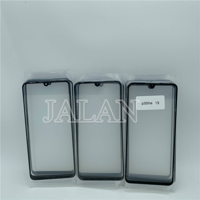 Cristal frontal para HUAWEI P9 P10 P30 P40 Lite / P20 Pro/P Smart plus/ P smart Z , reparación LCD dañada, 5 uds.