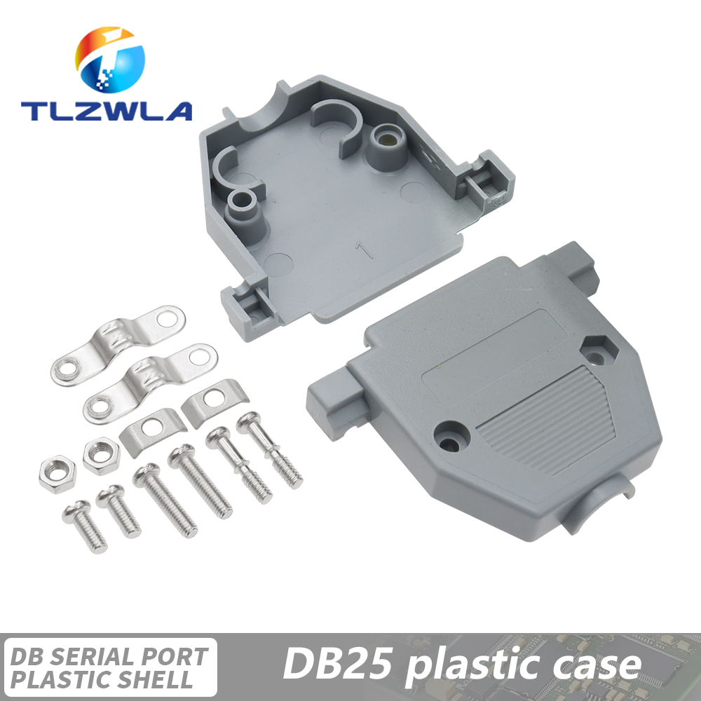 5PCS DB9 Adapter Connector Core DB15 DB25 DB37 RS232 Serial COM Plug Connectors Hole/Pin Female Male Port Socket D Sub DP9 Case: WHITE