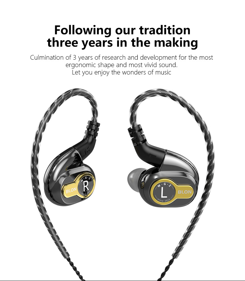 BLON BL-03 BL-05 BL05 10mm Carbon Diaphragm Dynamic Driver In Ear Earphone HIFI DJ Sport Earbuds bl03 BL-Max Heart mirror zex