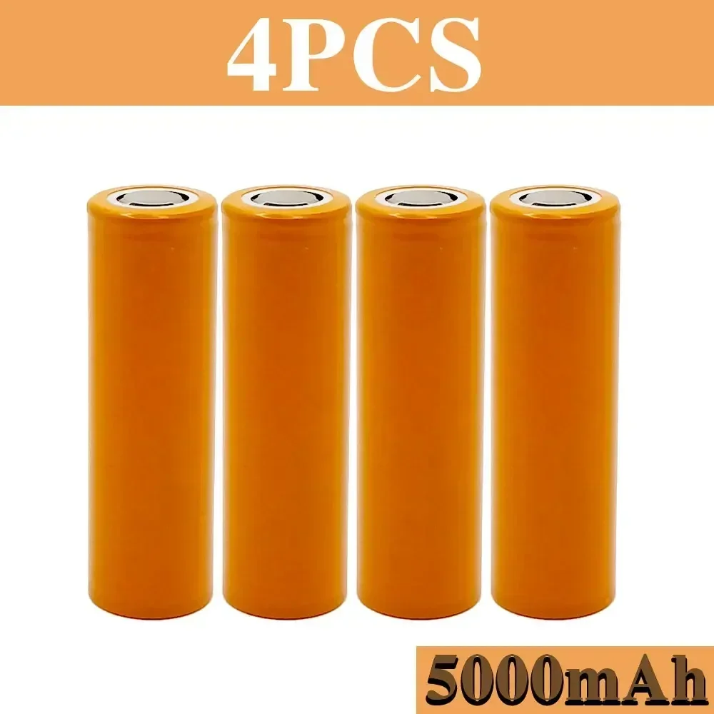 Batería de iones de litio recargable de 3,7 V -21700 Batería de iones de litio de 5000 mAh para iluminación solar, baterías y linternas: Multicolor