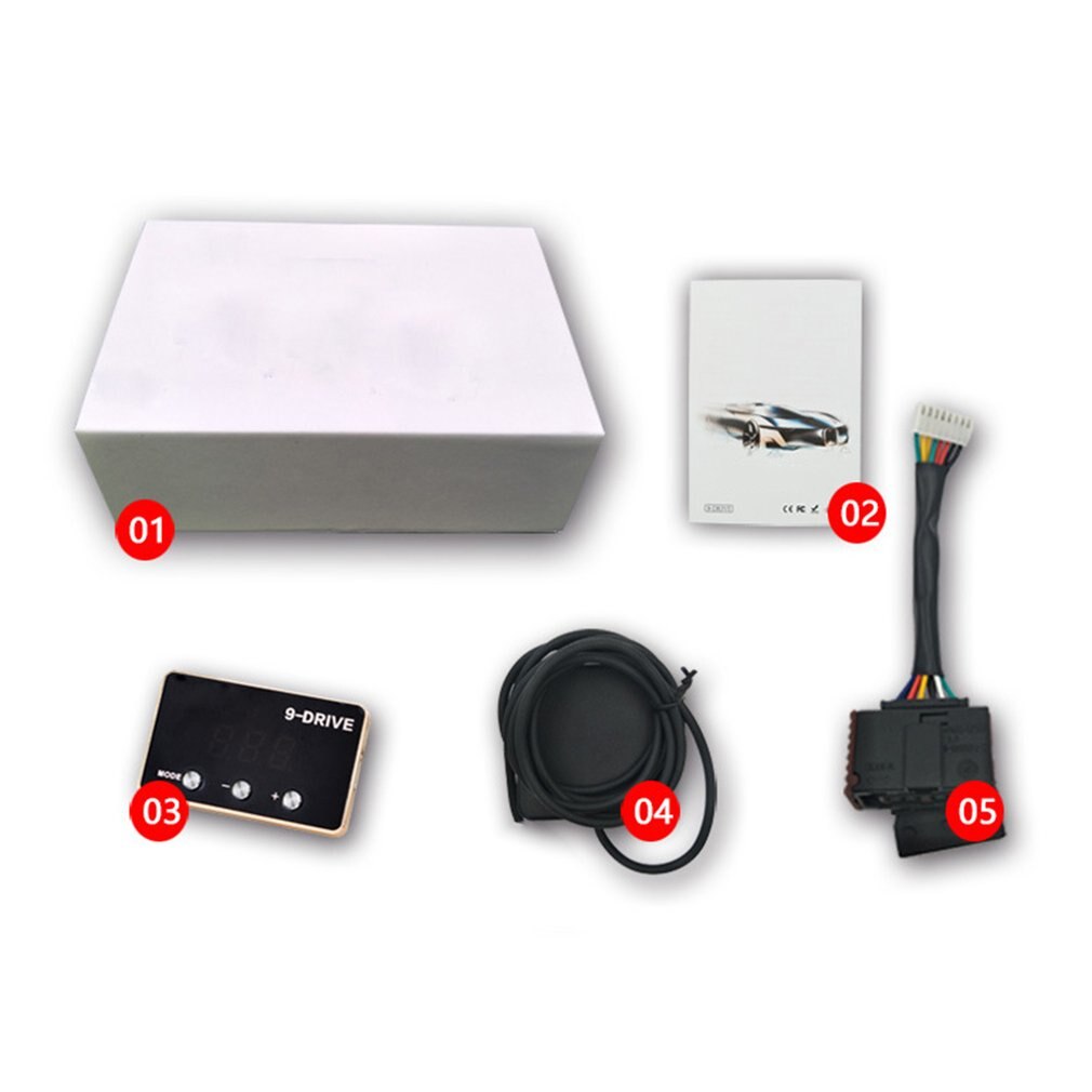 Electronic Throttle Accelerator 9-mode Throttle Controller Display Improve Power Good Sensitivity Display