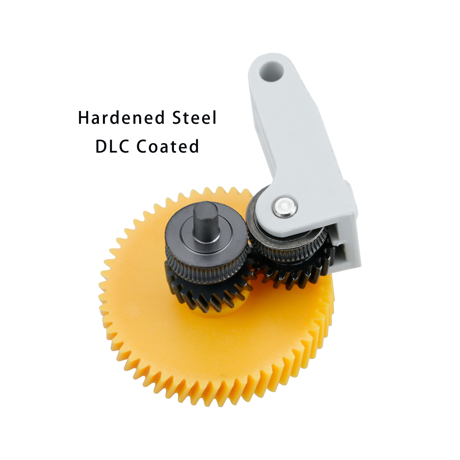 Upgrade Hardened Steel Extruder Gear Assembly For Bambu Lab P1S P1P X1 Carbon X1C 3D Printer Nickel Plating Wear-resisting: Red
