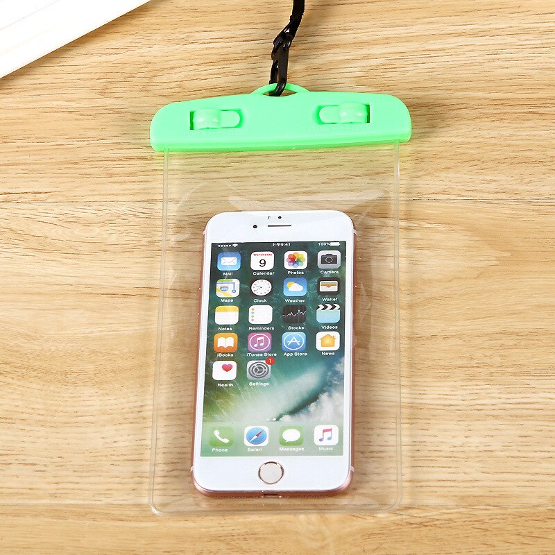 Viaggi Accessori Mobili Impermeabile Multi-stile Tipo di Valvola mini per accorto Telefono tocco schermo Del Telefono Del Sacchetto Cura Del Telefono Contenitore: verde