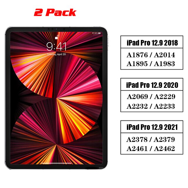 Paper Feel Screen Protector For Apple iPad Pro 11 12.9 3th 4th 5th Generation Full Coverage Like Wright On Paper: 2 Pcs 12.9-inch