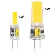 Bombilla LED G4 CA, CC, regulable, 12V, 3W, 5W, iluminación LED SMD, reemplazo de lámpara halógena, 1 ud.