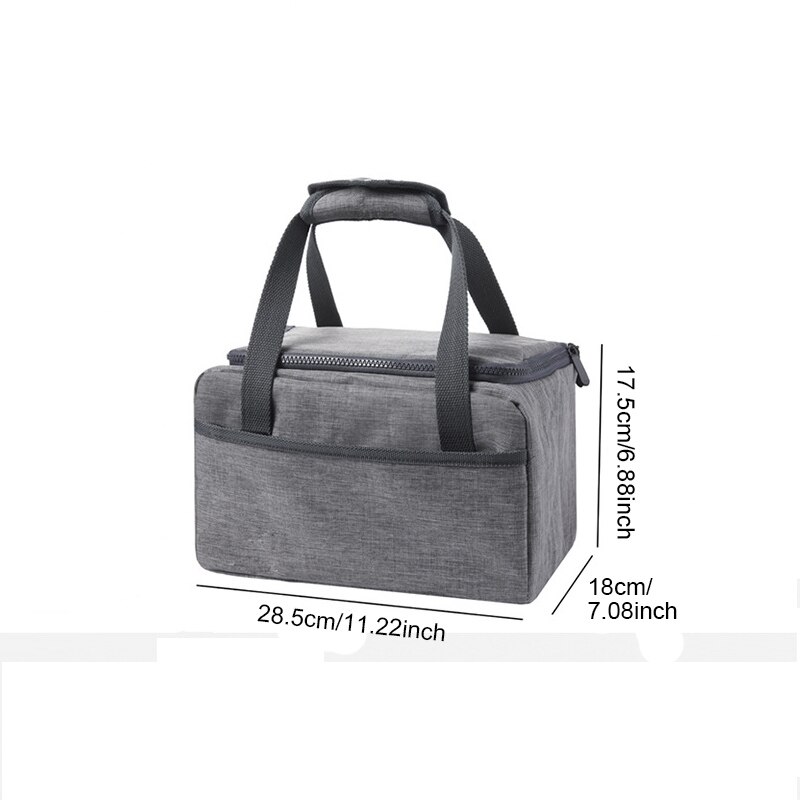Travel Picnic Essential Insulation Lunch Bag Fresh Fruit Portable Storage Pouch School Office Food Drink Organizer Accessories