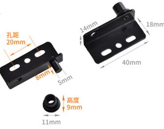 set Invisible Cabinet Hinge Up and Down Door Pivot Hinge for Wood Panel Cupboard Display support bracket Furniture Hardware: white