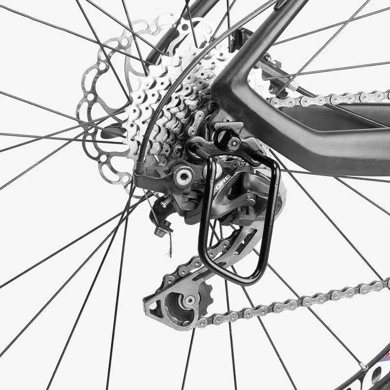 Cykelbeskyttelsesudstyr justerbar stål cykel baggear derailleur kædebeskytter til mountainbike udstyr 1pc