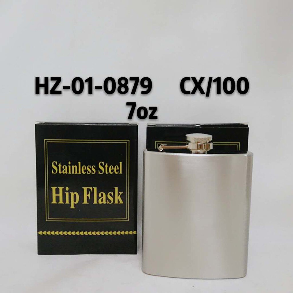 Hip Flask Stainless Steel Pocket Flask 7/8/9 Oz Drink Holder Whiskey Vodka Rum Liquor Home Decor