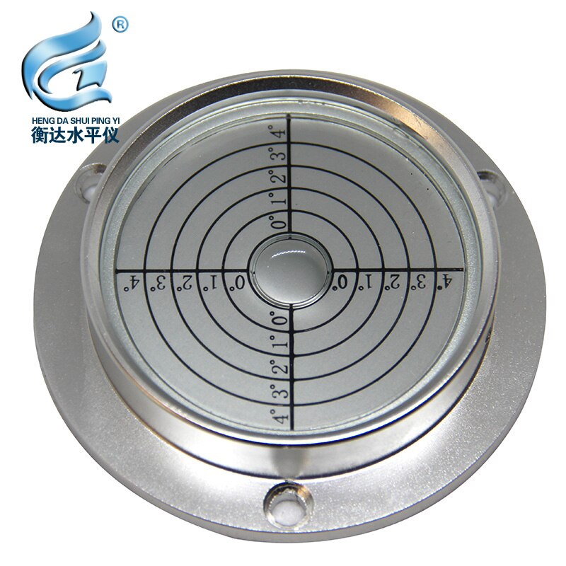 Mechanical level Engineering Vehicle Level Bubble Big Flange Round Level Size 90*71*20mm