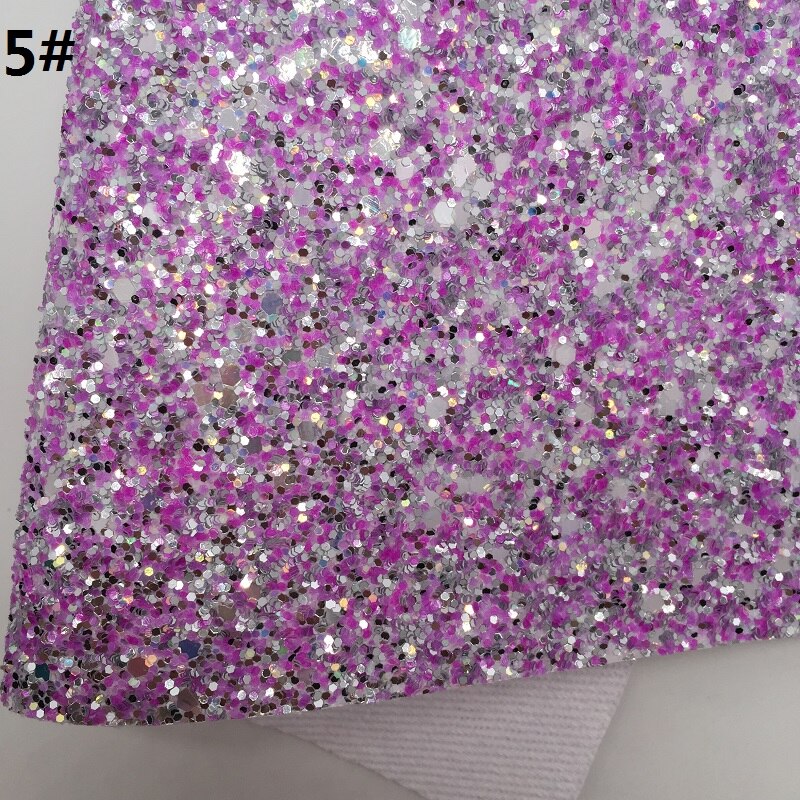 1PC 21X29CM Glitter Fabirc, Chunky Glitter Leer, glitter Lederen Lakens Voor Maken Bows LEOsyntheticoDIY T367A