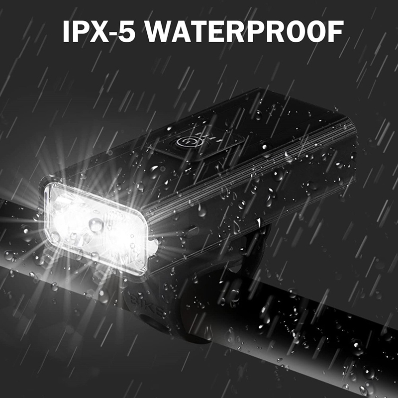 USB Fahrradlampe 250 Lumen - Wiederaufladbar Mit Automatik-Sensor