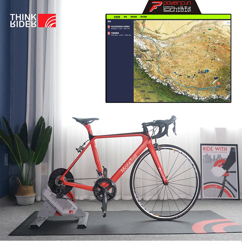 Thinkrider Bike Trainer Rubber Mat For Bicycle Cycling Triathlon Indoor Floor Trainer Exercise Mat For ThinkRider X7