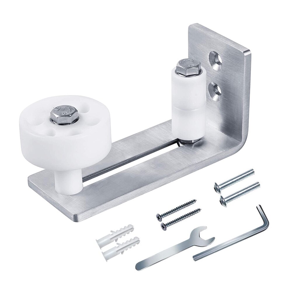 Floor Guide Sliding Barn Door Roller Adjustable Roller with 8 Setup Options