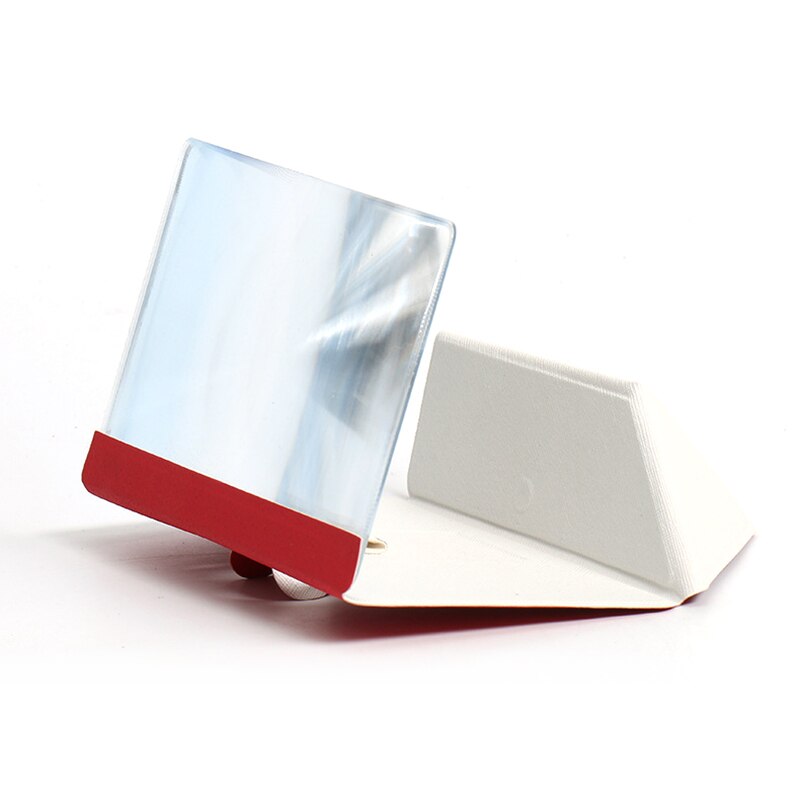 Universal- Vergrößert Bildschirm 3D HD Glas Lupe Klapp Tragbare Halterung ABS Schreibtisch Telefon Bildschirm Stehen Für praktisch: 5