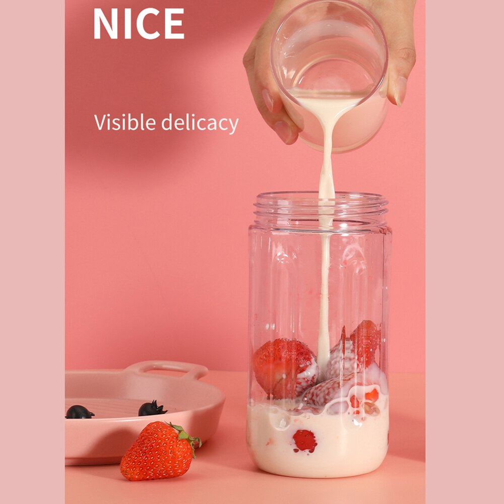 Mini Juicer Portable Blender Food Processor Household Portables Smoothie Blenders Hand Food Mixer Juicer Cooking Appliances Home