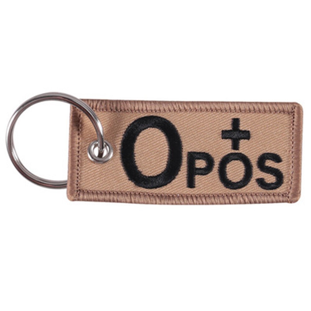 Persoonlijkheid sleutelhanger a+b+o+ bloedgroep sleutelhanger stijl sleutelhanger rugzak hanger: Wit