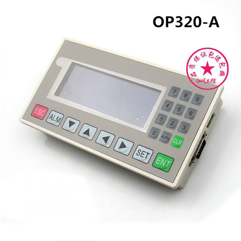 OP320-A MD204L 4.3 inch Tekst Display HMI Ondersteuning 232 485 Communicatie poorten aanbieding OP320-A-S