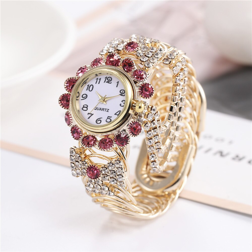 Top Luxe Strass Armband Horloge Vrouwen Horloges Dress Horloges Dames Horloge Vrouw Reloj De Mujer